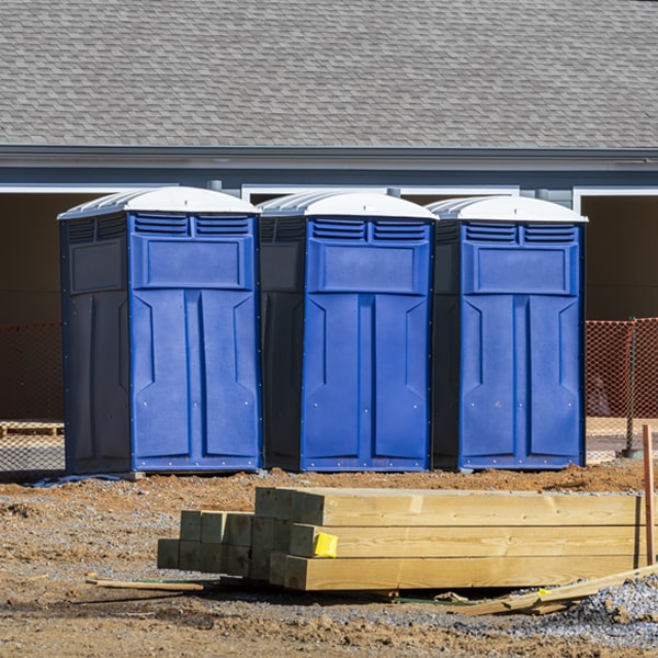 is there a specific order in which to place multiple porta potties in Clarkridge AR